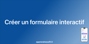 Créer un formulaire interactif